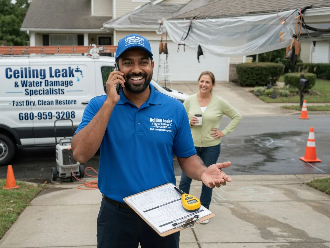 Ceiling Leak Cleanup Franklin, IN FAQs